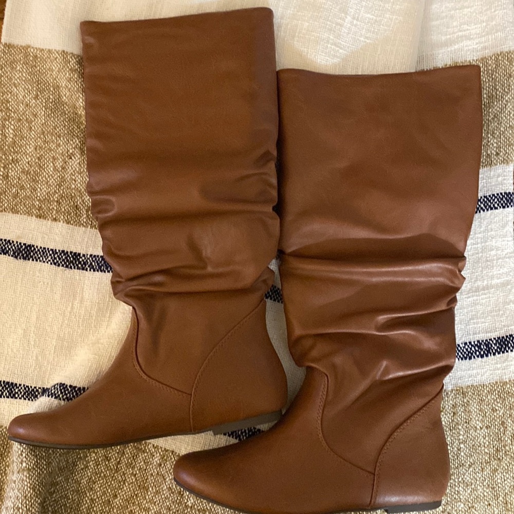 Soda Tan Boots. Size 7. Never worn.